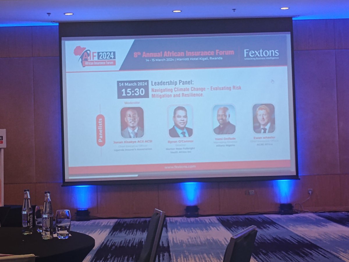 250Updates's tweet image. #AIF2024 During after noon session
Panelists Jonan Kisakye CEO @The_UIA , Ewan Wheeler CEO @acreafrica , Yomi Onifade MD @AllianzNigeria and Byron O'Connor Director @NCompWorld