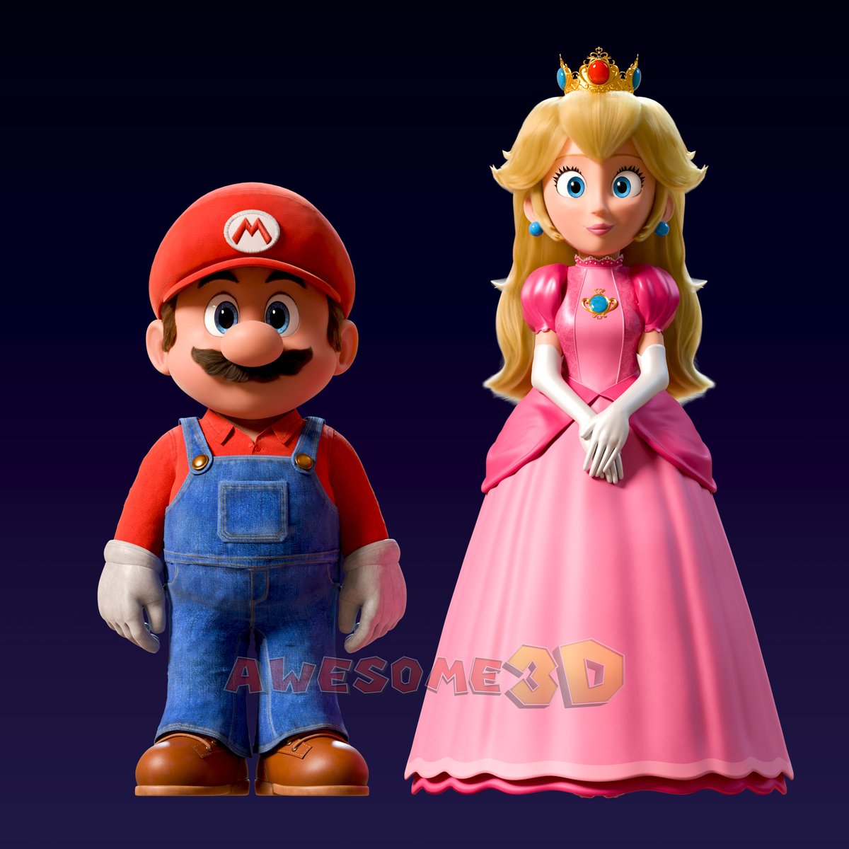 The plumber and the peach! #Mario #PrincessPeach #Supermariomovie