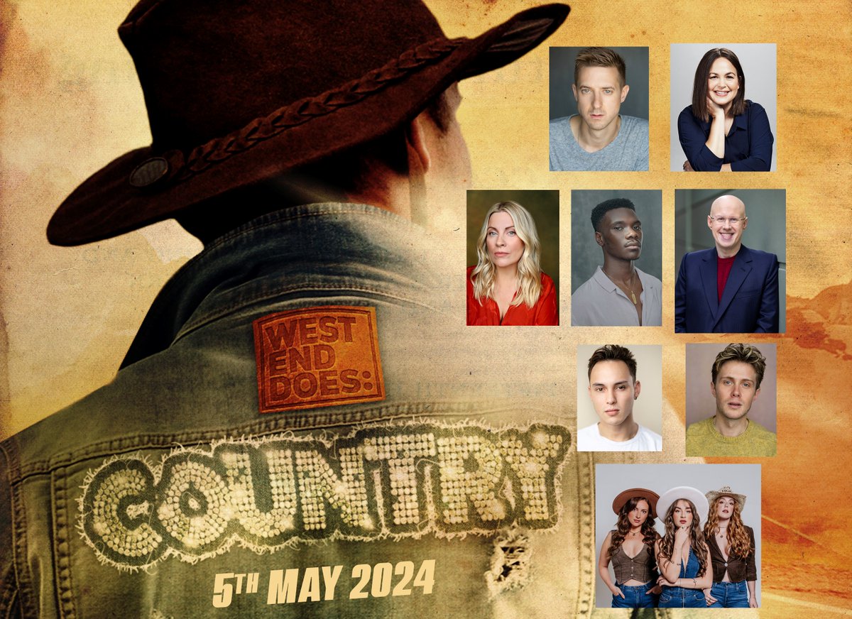 Line up for @westenddoes: Country announced! @RattyBurvil @MrsGiFletcher @LouiseDearman @michaelahomka @RealMattLucas @robhouchen @lesliegbowman @remembermonday_ Singing songs from Dolly and Johnny to Shania and Taylor! 📅 Sun 5 May, 6.30pm 🎟️ cadoganhall.com/whats-on/west-…