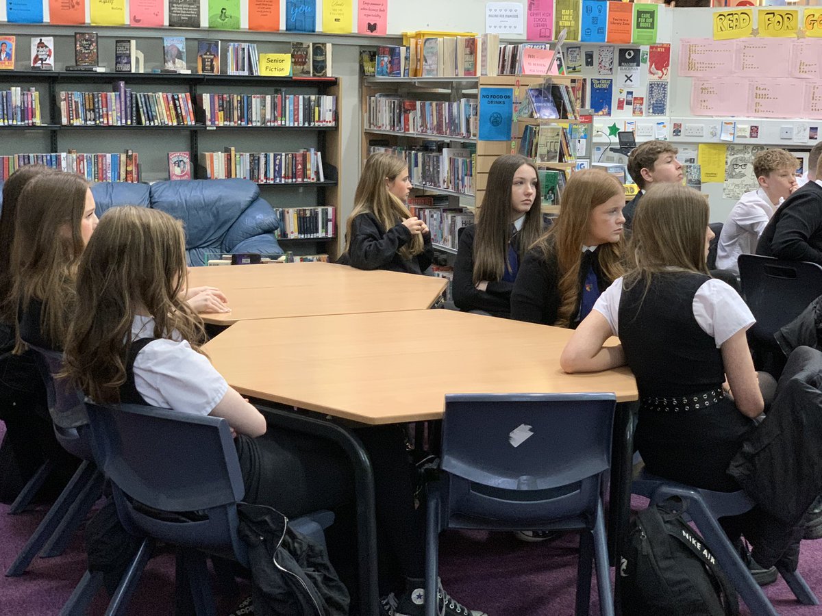 Today was a day to remember as we welcomed the talented Author - Brian Conaghan to our school. S3 students were inspired by his life stories and passion for literature. Thank you <a href="/BrianConaghan/">LAZAZA🇸🇦🇰🇼</a> for sharing your creativity with us. 

#Authorvisit  <a href="/BrianConaghan/">LAZAZA🇸🇦🇰🇼</a> <a href="/SLIC1991/">SLIC</a>
