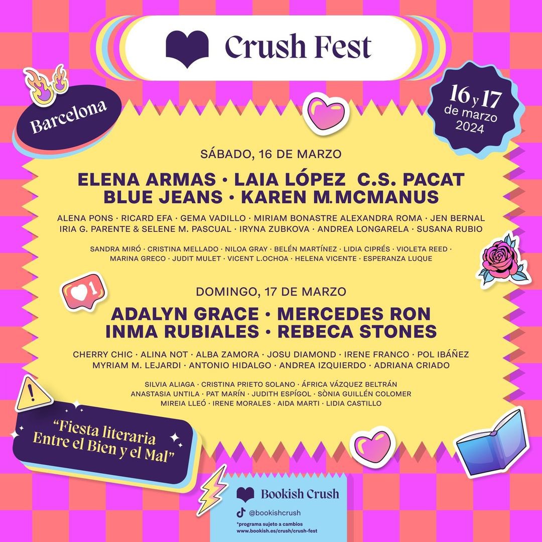 ¡<a href="/FranciscodPaula/">Blue Jeans</a> participa en la primera edición del #CrushFest! 📚

➡️ Encuentro estelar, moderado por <a href="/devoralibrosyt/">Jennifer Bernal | Devora Libros</a>. A las 17:45h en la Planta 1.

➡️ Y después, a las 18:30h, firma en la Planta 0.

No te pierdas el primer festival de literatura Young Adult en España 📖💘