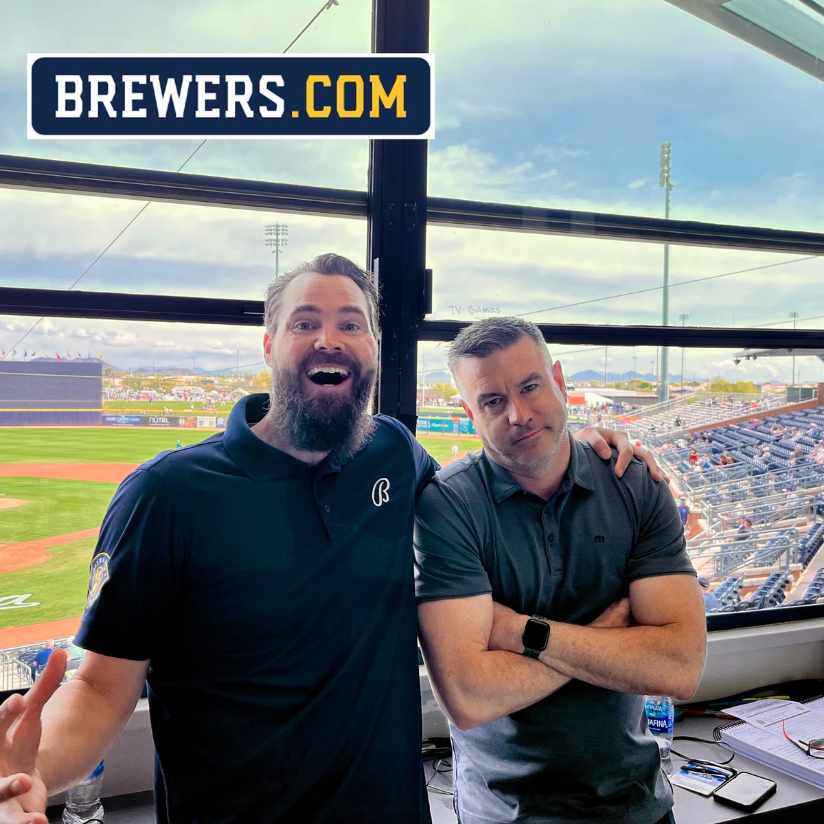 ⚾️BREWERS baseball coming up! @lanegrindle’s so excited I’m here! #ThisIsMyCrew | Brewers.com