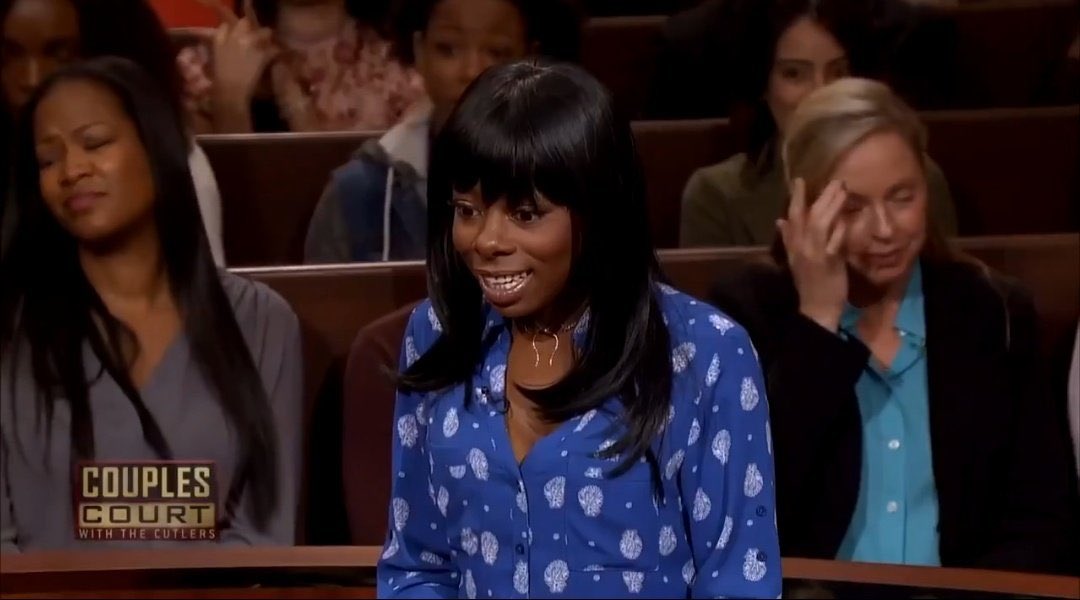 Sheila_Shaz22's tweet photo. Trevor when they read those texts back to him #LOVEISBLINDreunion https://t.co/dwWgYxFOPp