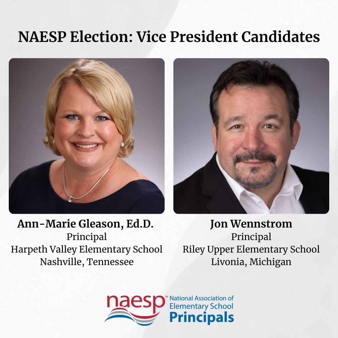 Mark your calendars! 🗓️ We're thrilled to announce that the election results for the new Vice President of @NAESP will be revealed on March 26th! Stay tuned for this pivotal moment in our organization's leadership journey. #NAESP #LeadershipTransition