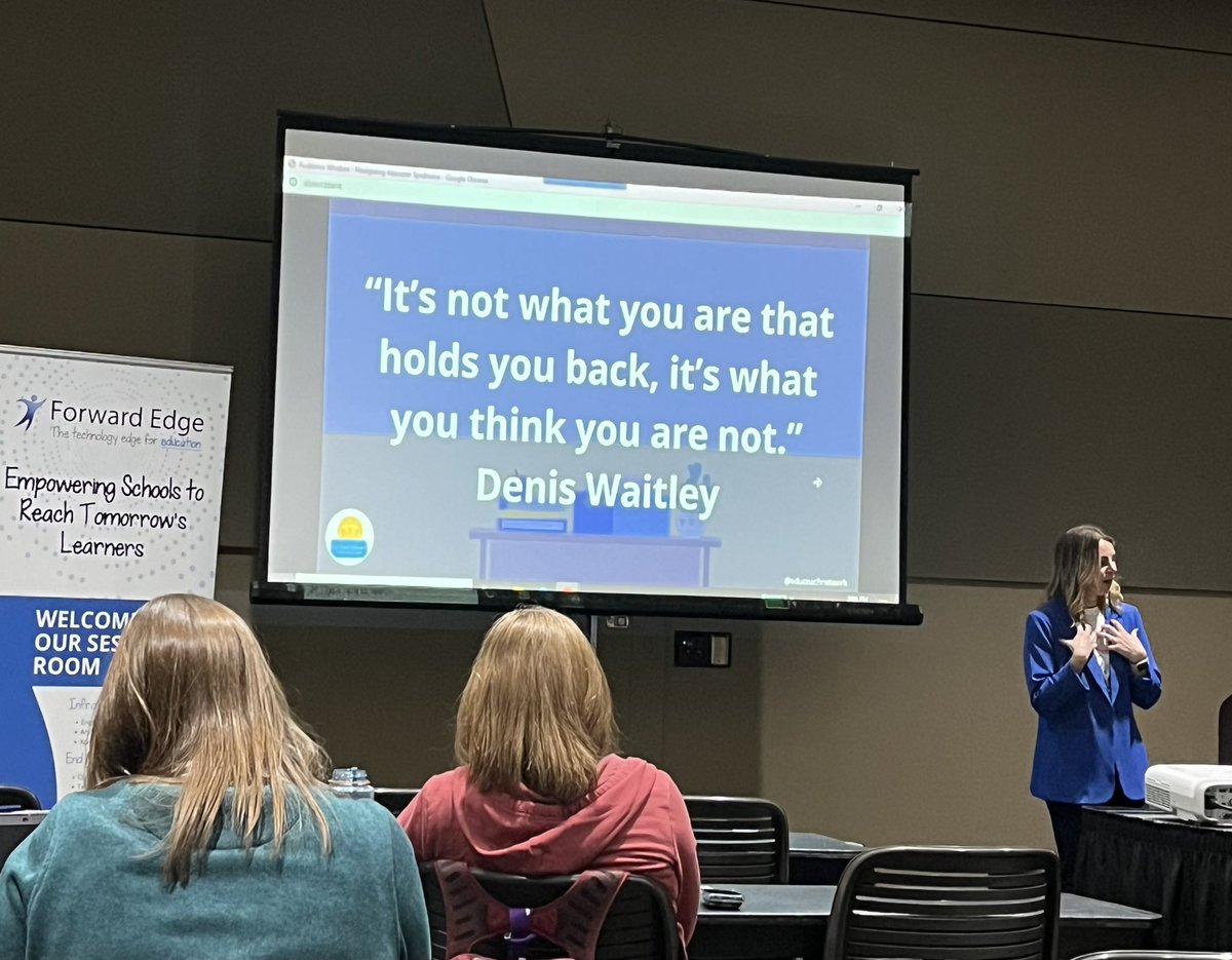 ldtchr's tweet photo. Thanks @brookeconklin19 #empowered  #impostersyndrome #macul24 https://t.co/fOtcPEofYa