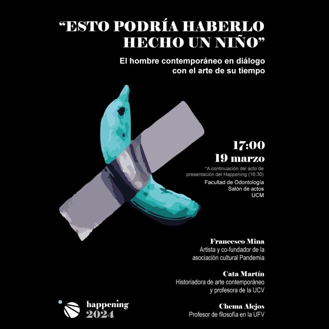 🔔 Actos del martes 19, primer día de #Happening2024 en Ciudad Universitaria.

➡️ En esta ocasión, se centrarán en reflexionar en torno al mundo del arte y la literatura.