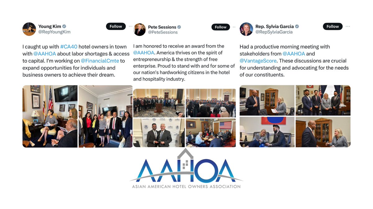 AAHOA’s Hoteliers Push Forward Impactful National Advocacy Agenda in Washington, D.C. This week, as part of its 2024 Spring National Advocacy Conference (SNAC), @AAHOA hosted more than 200 key AAHOA leaders and members for two days in Washington, D.C. aahoa.com/public/storage…