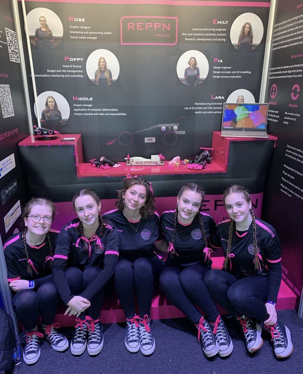 It’s been a busy few days/months for these 5 girls and we’re incredibly proud to say that they won the Team Identity award at @f1inschoolsUK special thanks to @racing_sigma & @ellenwalton16 for all of the support. They’ve been discussing what to do next. Watch this space…
