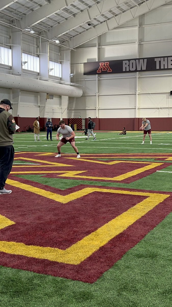 OfficialSully56's tweet photo. Such a blessing and an honor to participate in Minnesota’s 2024 Pro Day today! Looking forward to seeing what the future brings! Thank you Coach Fleck, Minnesota Football and all 32 NFL Teams in attendance for the opportunity! https://t.co/pdUZXejsSR