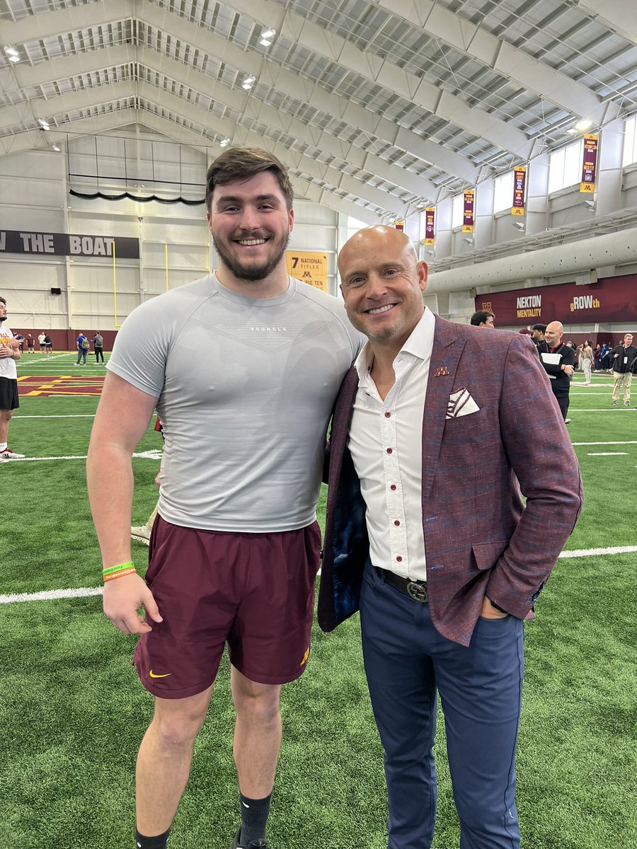 OfficialSully56's tweet photo. Such a blessing and an honor to participate in Minnesota’s 2024 Pro Day today! Looking forward to seeing what the future brings! Thank you Coach Fleck, Minnesota Football and all 32 NFL Teams in attendance for the opportunity! https://t.co/pdUZXejsSR