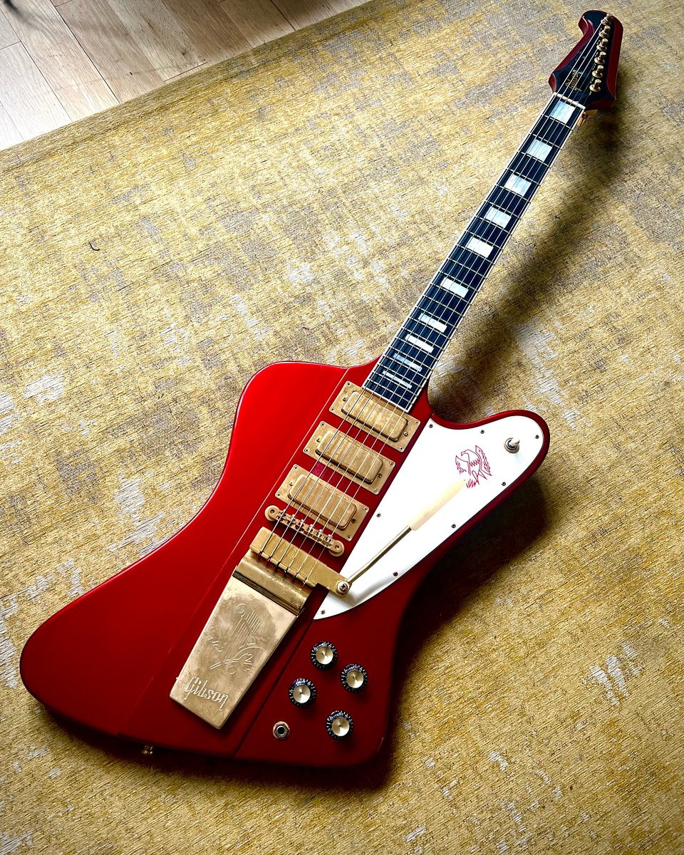 1964 Gibson Firebird VII Cardinal Red #guitar #Gibson #FirebirdThursday