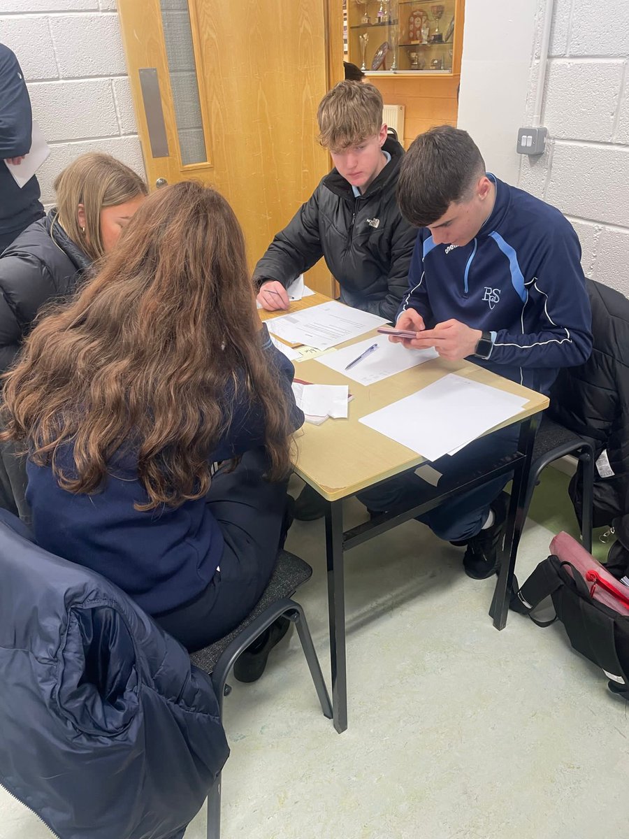 So proud of our 3rd yrs today! Regional Pi Quiz winners 🏆🏆 We had 3 teams compete in the Wexford Region Pi Quiz. A competitive day where Rowan, Padraic, Colleen & Josh were named the winners! They will now compete in the all Ireland competition in @MaynoothUni in April ♾️ 🥳
