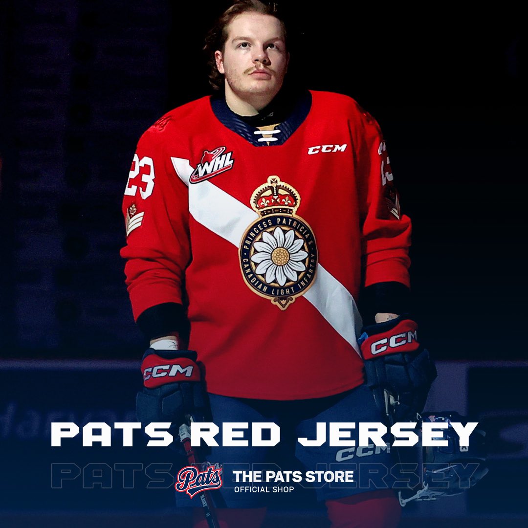 WHLPats's tweet photo. 🔴 Ignite your Pats pride with the iconic Red Jersey! Available now at https://t.co/bDWojT6awf grab yours and rock your gameday look!
#reginapatshockey #thepatsstore https://t.co/frReIiNiq8