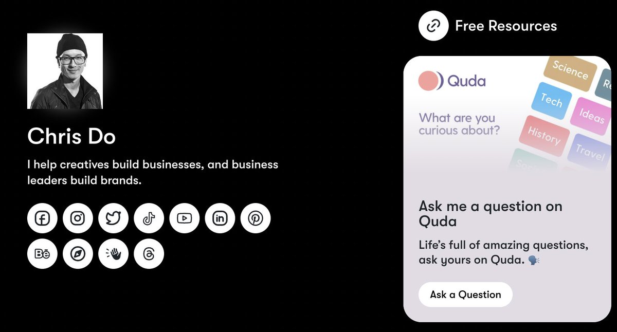 Excited for <a href="/JoinQuda/">Quda</a> in 2024 🎉

Now I've added video Q&amp;A, I'm pitching some phenomenal educators &amp; startup founders to share their learnings

Emails out this week to <a href="/noahkagan/">Noah Kagan</a> <a href="/stephsmithio/">Steph Smith</a> <a href="/asmartbear/">Jason Cohen</a>  - shooting for the best :)

Who else should I invite?? Ideas pls 🙏