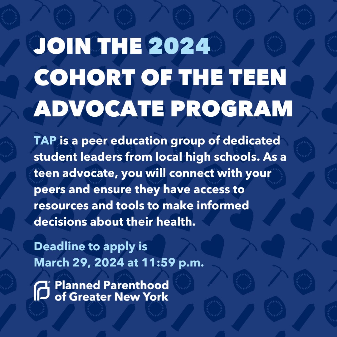 Our Nassau County Teen Advocate Project 2024 Cohort Application is now live! Apps close Friday March 29. Learn more and apply here: docs.google.com/forms/d/e/1FAI…