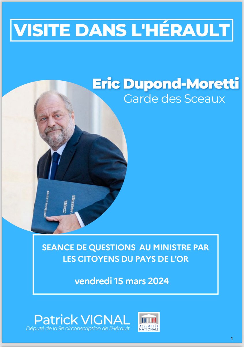 <a href="/PattyMoullinT/">Patty Moullin-Traffort</a> <a href="/Renaissance/">Renaissance</a> <a href="/DeputesRE/">deputesre</a> <a href="/MLMontpellier/">Midi Libre Montpellier</a> <a href="/LCP/">LCP</a> <a href="/jeunesmacron34/">Jeunes avec Macron | Hérault</a> <a href="/EmmanuelMacron/">Emmanuel Macron</a> <a href="/BFMTV/">BFM</a> <a href="/LCI/">LCI</a> <a href="/RMCInfo/">RMC</a> <a href="/AssembleeNat/">Assemblée nationale</a> Devant l’afflux de demandes et de questions, nous avons limité le nombre d’interventions, mais les participants pourront s’ils le désirent remplir un formulaire qui sera remis au cabinet du <a href="/justice_gouv/">Ministère de la Justice</a> et l’équipe parlementaire assurera le suivi des réponses apportées !
