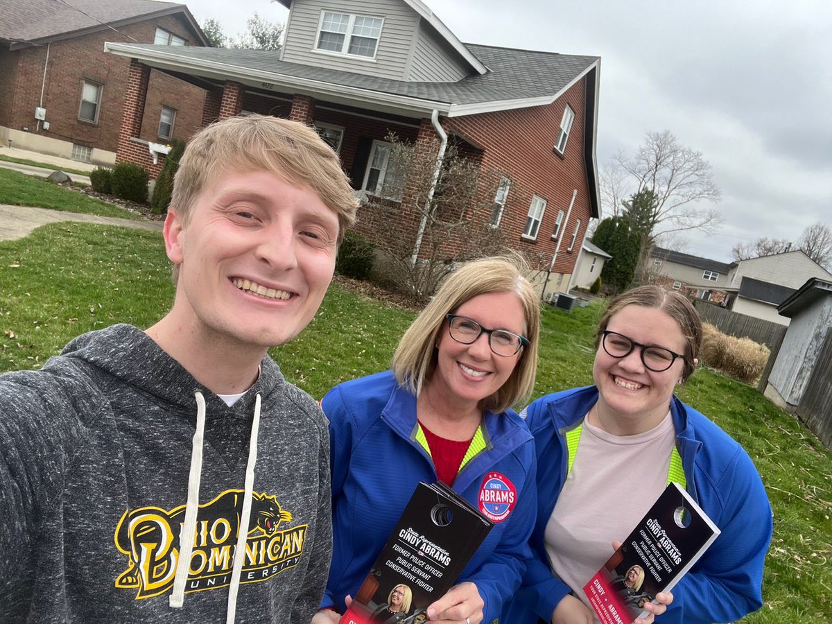 AbramsforOhio's tweet photo. We’re in the final stretch leading up to Ohio’s primary on Tuesday and #TeamAbrams is out in full force. Mark your calendars and remember to vote for a proven conservative on March 19th! https://t.co/u4GgC8xTKH