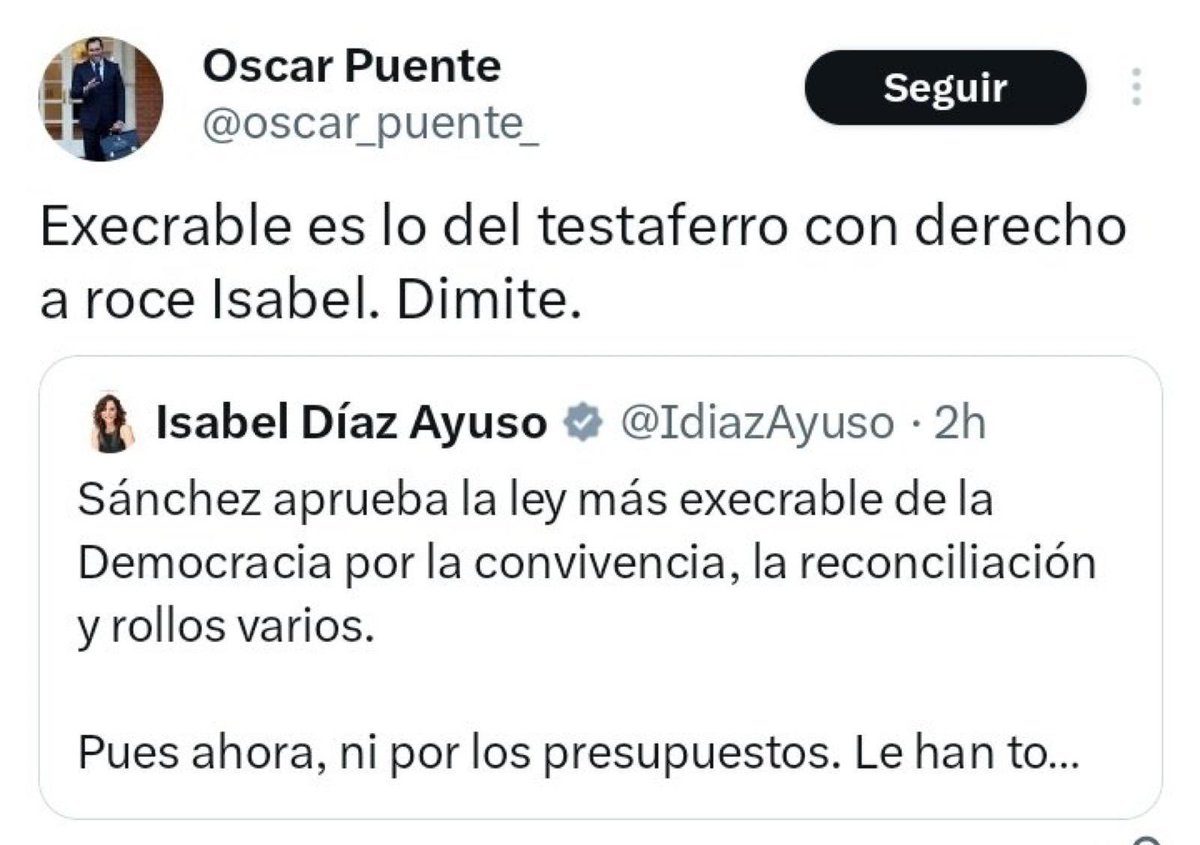 nnggmadrid's tweet photo. Óscar Puente es un machista. https://t.co/jQbDs3aFMp