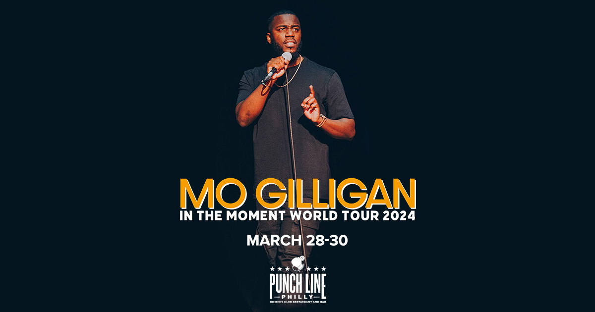 Coming up at Punch Line 👉 Mo Gilligan: In The Moment World Tour 2024 // March 28-30 🎤 Get your tickets now at livemu.sc/3Voknuh 🎫