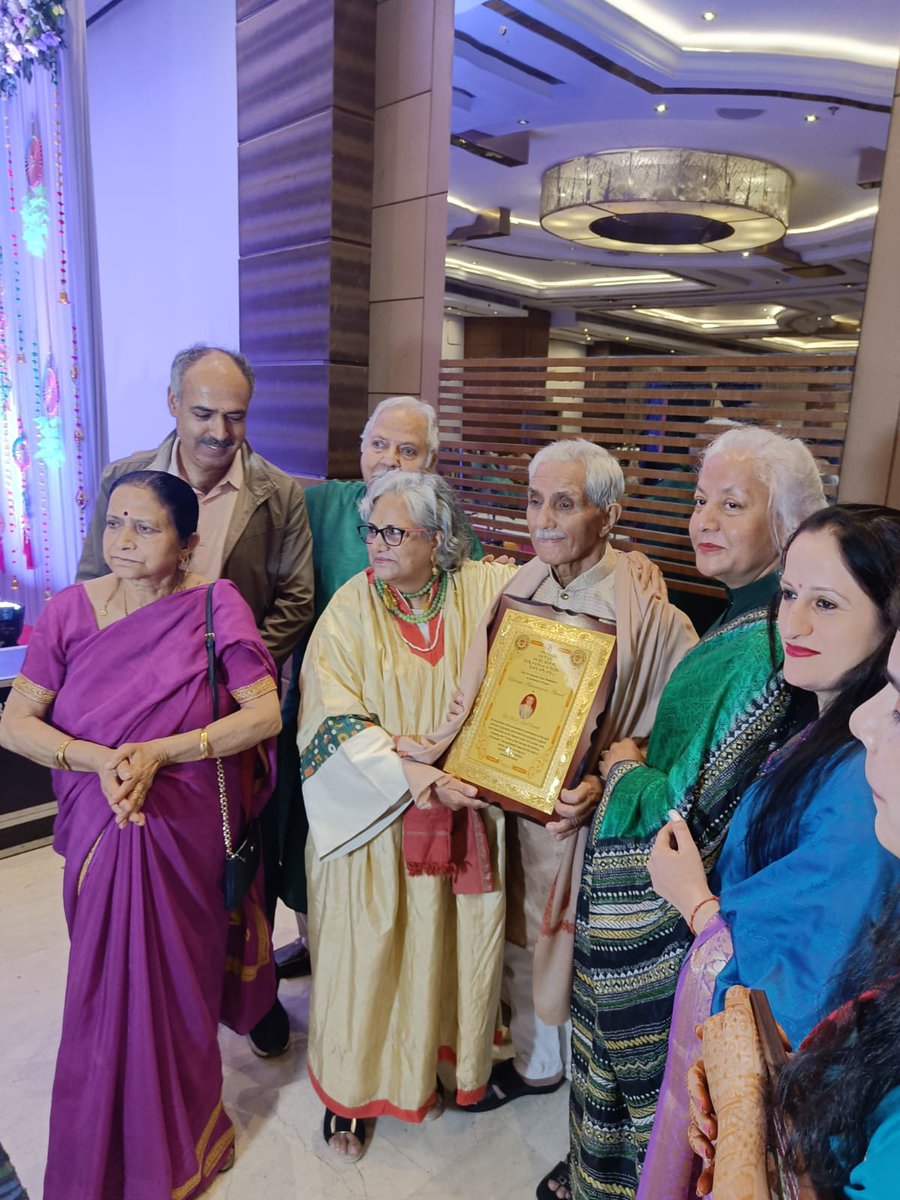 Core Sharada Team Foundation presented Life time achievement award to Sh BL Daembi Ji in person at Gurugram today, which was earlier announced during Sharada Diwas celebration last month, in recognition of his extraordinary contributions to the field of Indian Epigraphy,…