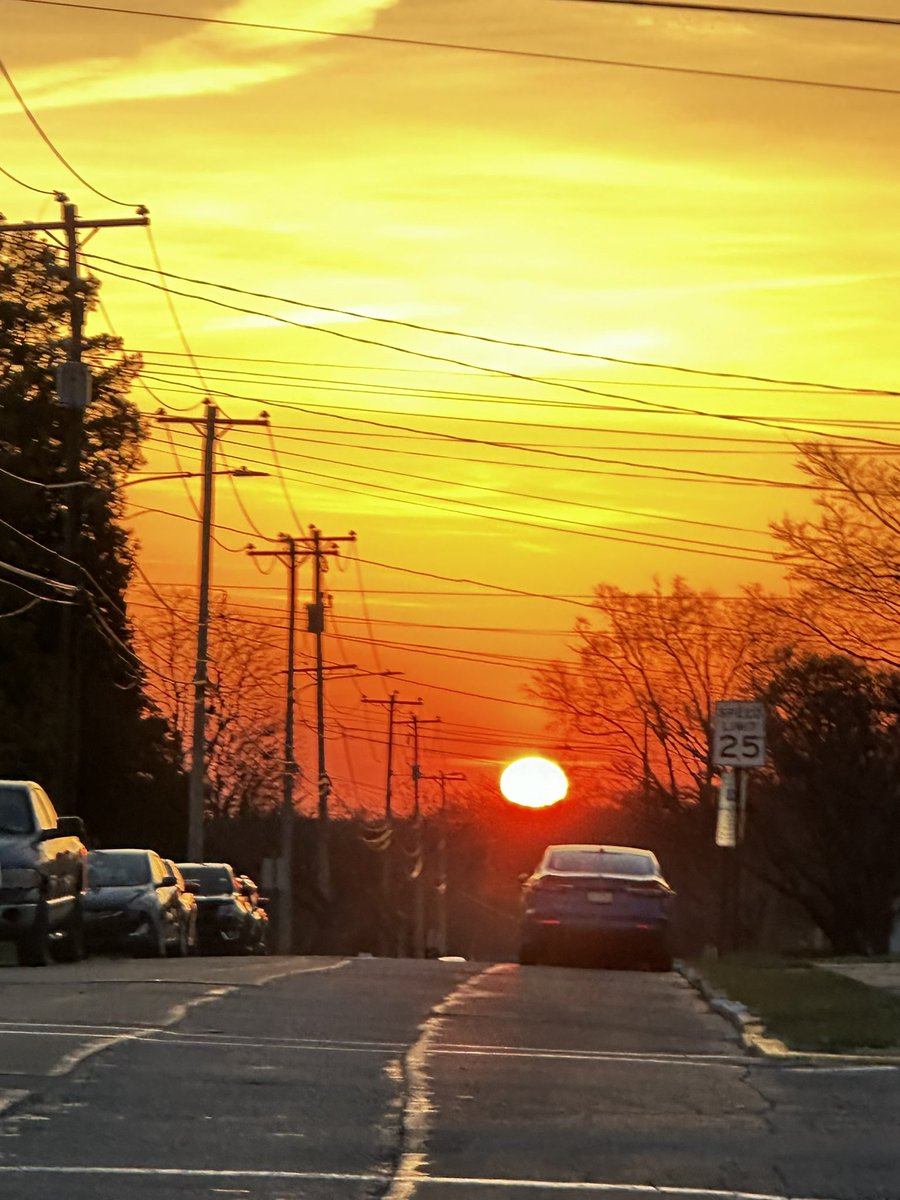 Have you ever seen such a beautiful morning sky?
