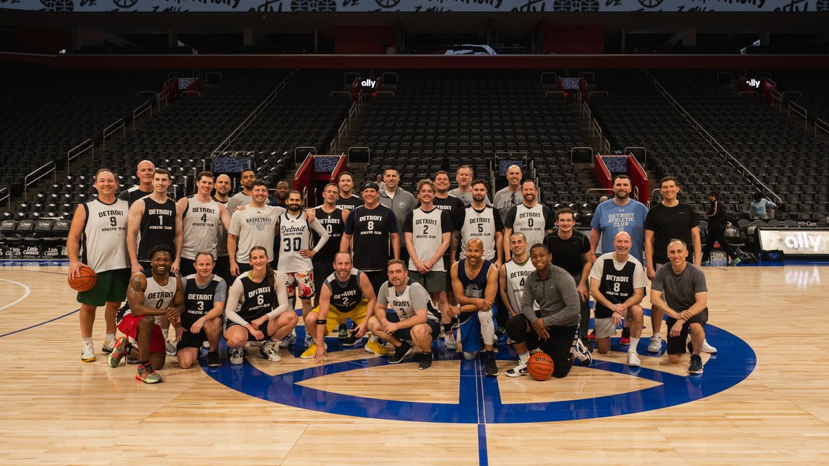 DAC Basketballers laced up their shoes, took their shots, played a few scrimmages and warmed up the hardwood for the Pistons game against the Toronto Raptors at Little Caesars Arena.
