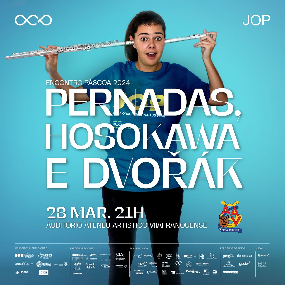 🎯 Concerto
Pernadas, Hosokawa e Dvořák

🗓️ 28 março | 21h00
📍 Auditório do Ateneu Artístico Vilafranquense

Reserva já o teu lugar através de reservas@ocp.org.pt