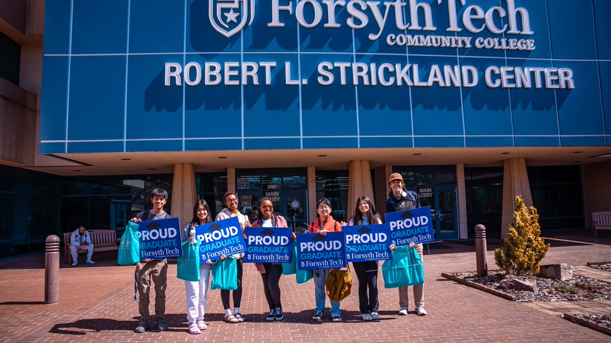 ForsythTechCC's tweet photo. π Missed grabbing your cap and gown at the Grad Fair? No worries! Swing by the Technology Building Bookstore at Forsyth Tech to get all set for the big day. Let's make those graduation dreams a reality! #ForsythTech #CapAndGown #GradFair https://t.co/uQpJwsyA7N