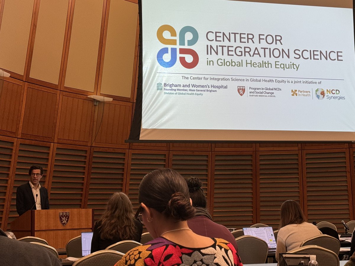 Congratulations to @NCDIpoverty Center for Integration Science on the amazing symposium. Love the theorem, integration model + social movement = progress in equity! @gbukhman @cate_oswald @s_keshavjee @jonshaffer @NCDSynergies @ApoorvaGomber @PIH @HarvardPGSSC @MikkelsenBente_