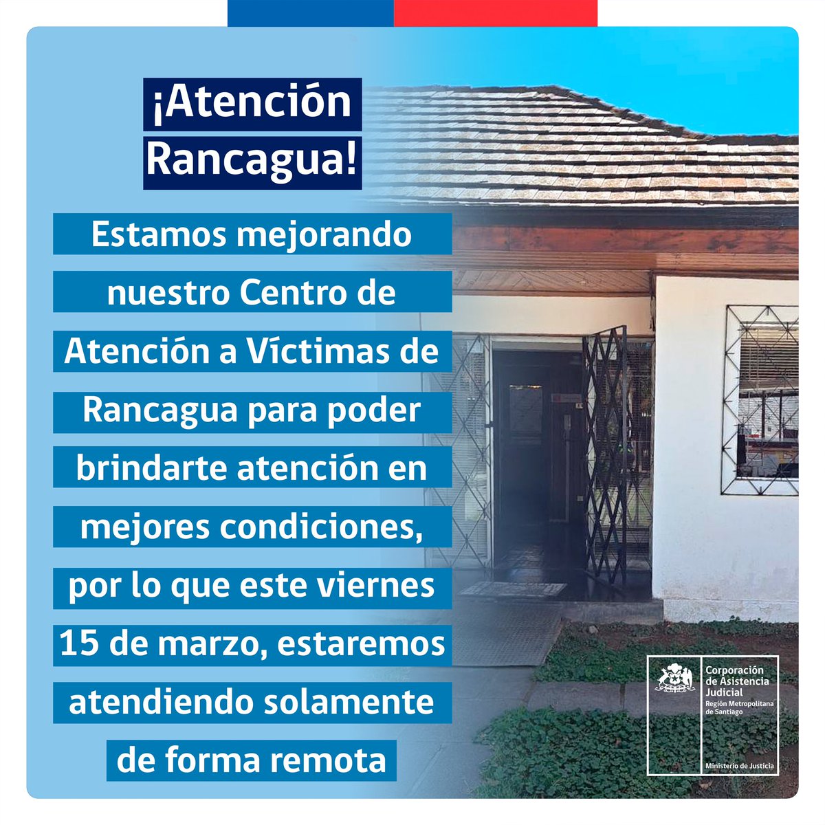 Corporación de Asistencia Judicial Metropolitana tweet media