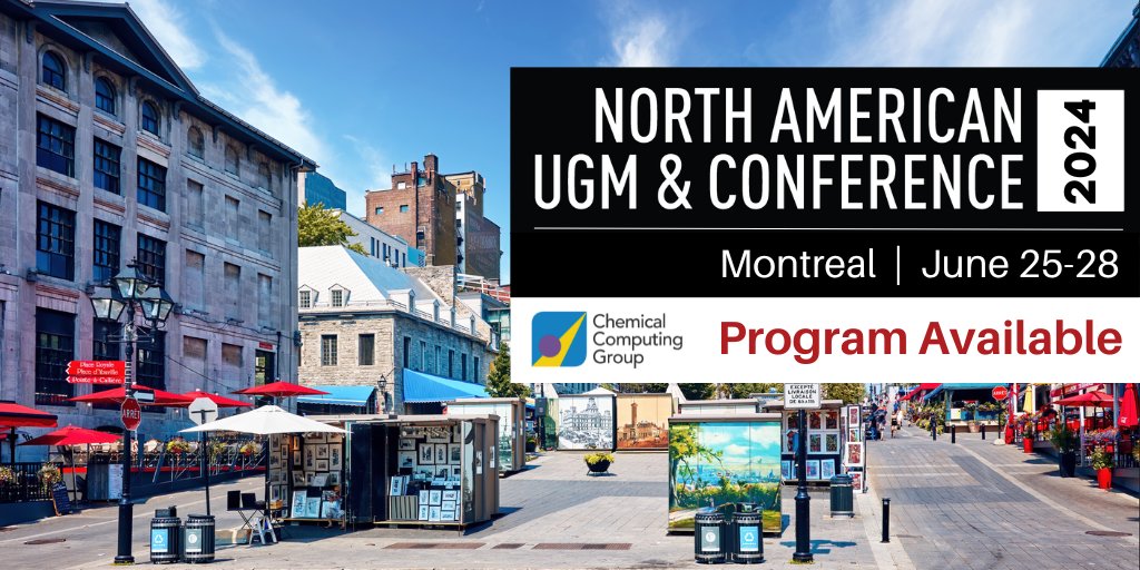 [Program] 📢The program for our annual drug design meeting, UGM & Conference 2024, is now available 🙌 2024 marks CCG's 30th anniversary. We hope you can join us to celebrate 🥳More @ bit.ly/3tVcArR #drugdiscovery #drugdesign #medchem #biologics #compchem