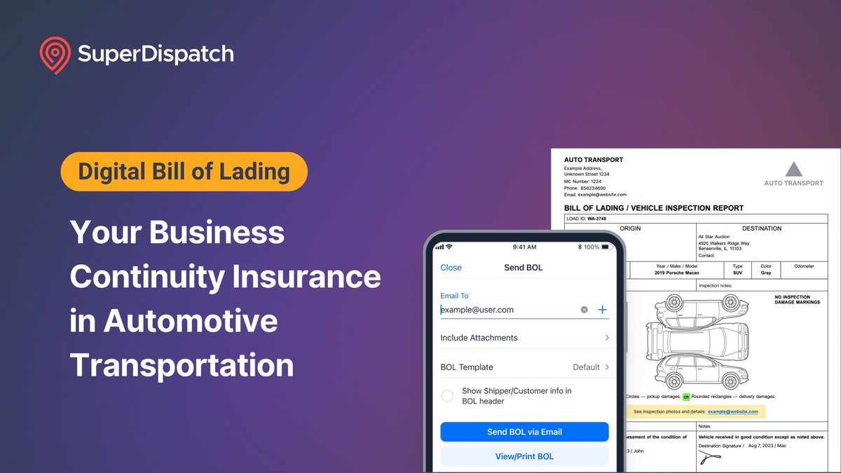 Streamline your transport operations with Digital BOLs. Check out our blog for the scoop! hubs.li/Q02hjCY80 #FutureOfLogistics #SuperDispatch 🚀