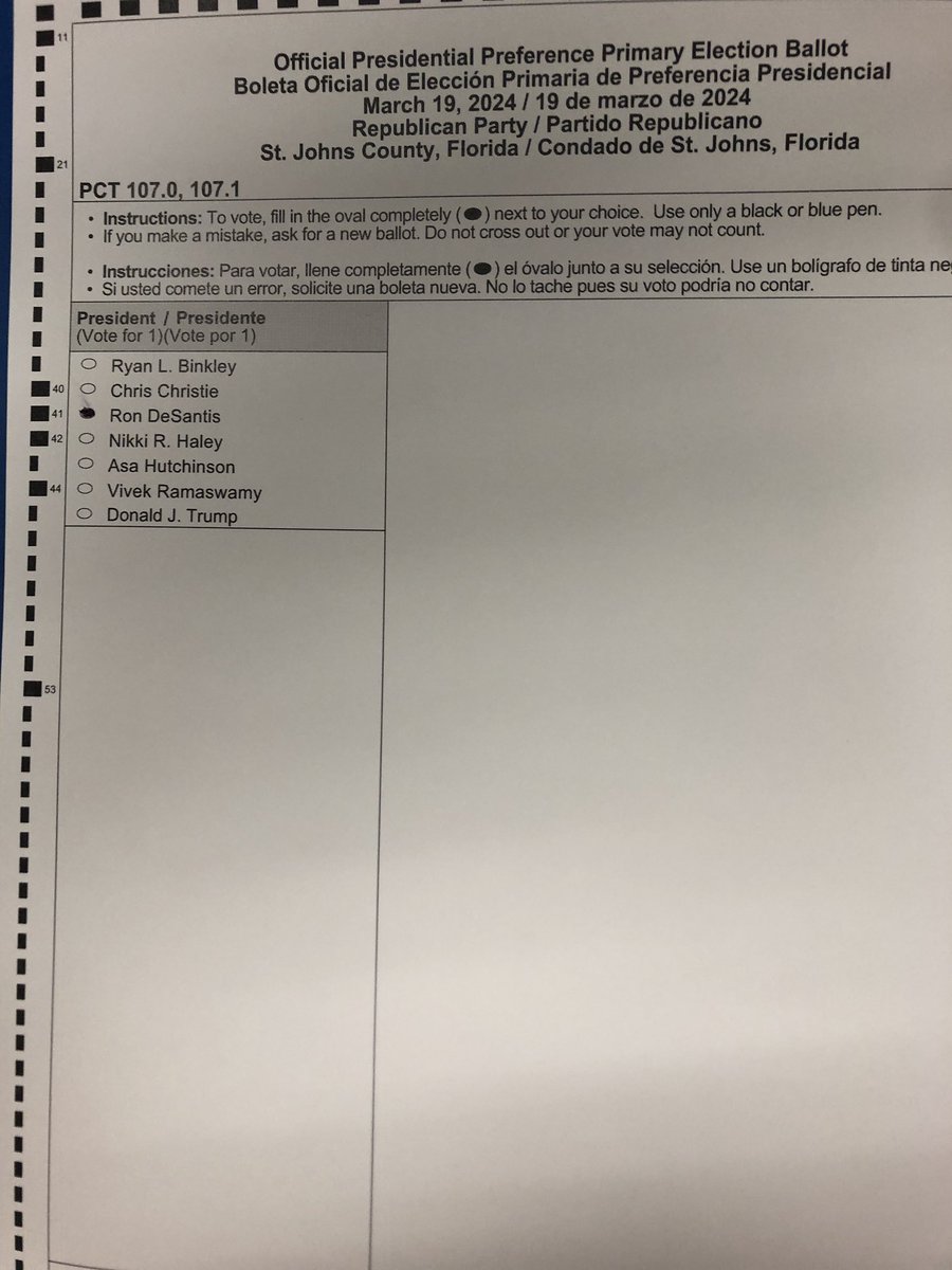 caricketts1906's tweet image. I’m a DeSantis Republican #checkthebox #writehimin