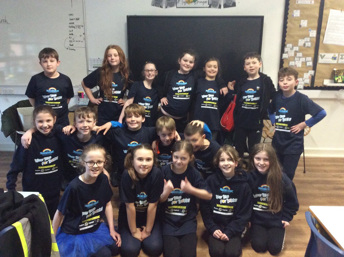 5AC raising awareness for #SlowDownforBobby #WearBlueForBobby 💙