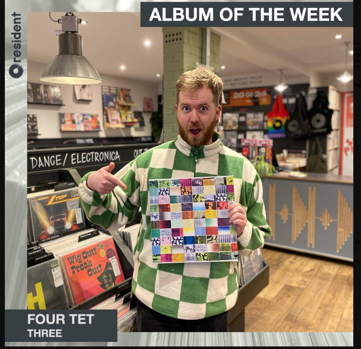 Blimey.....and FOUR TET is Album Of The Week @residentmusic as well.....most excellent! @FourTet