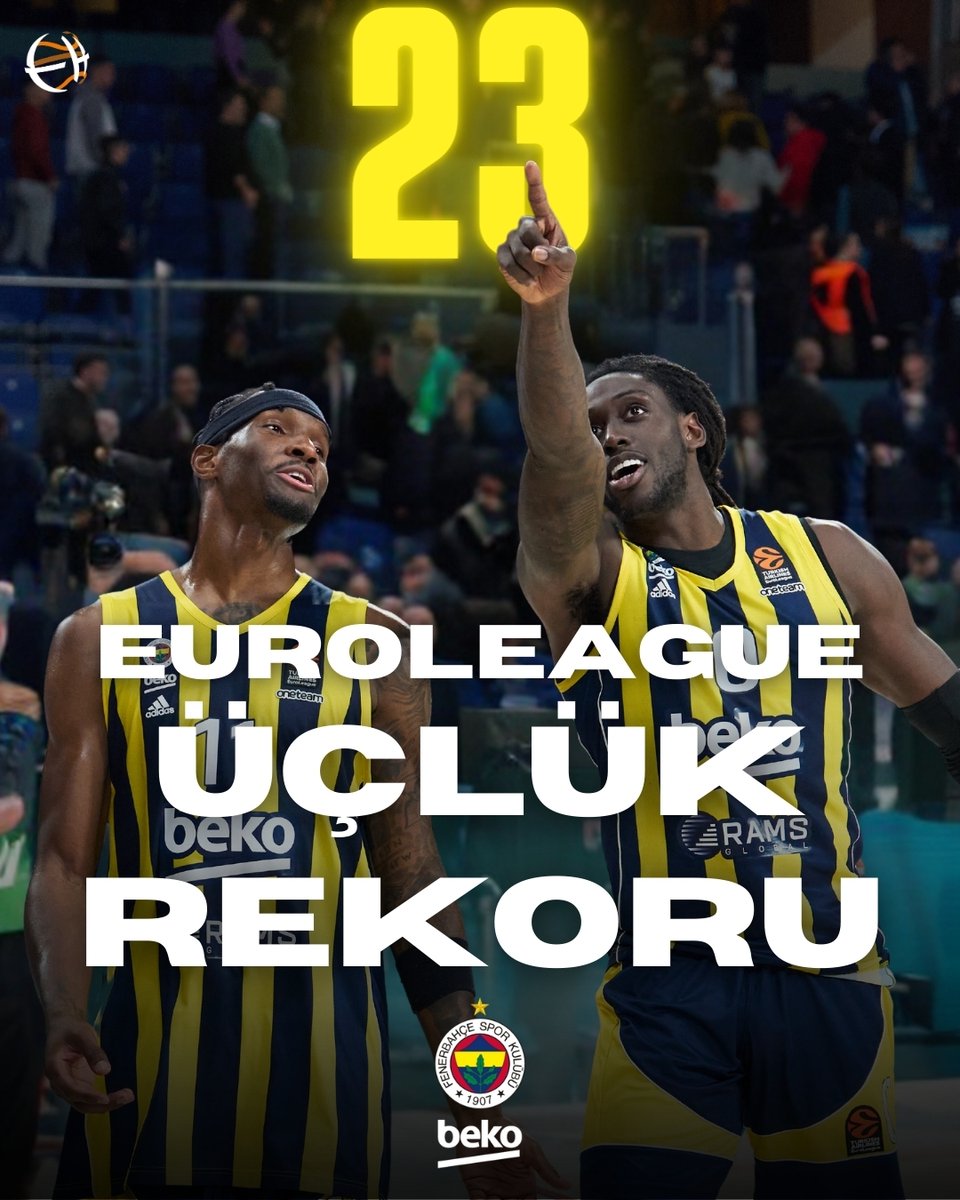 FENERBAHÇE BEKO, EUROLEAGUE ÜÇLÜK REKORUNU KIRDI! 🔥