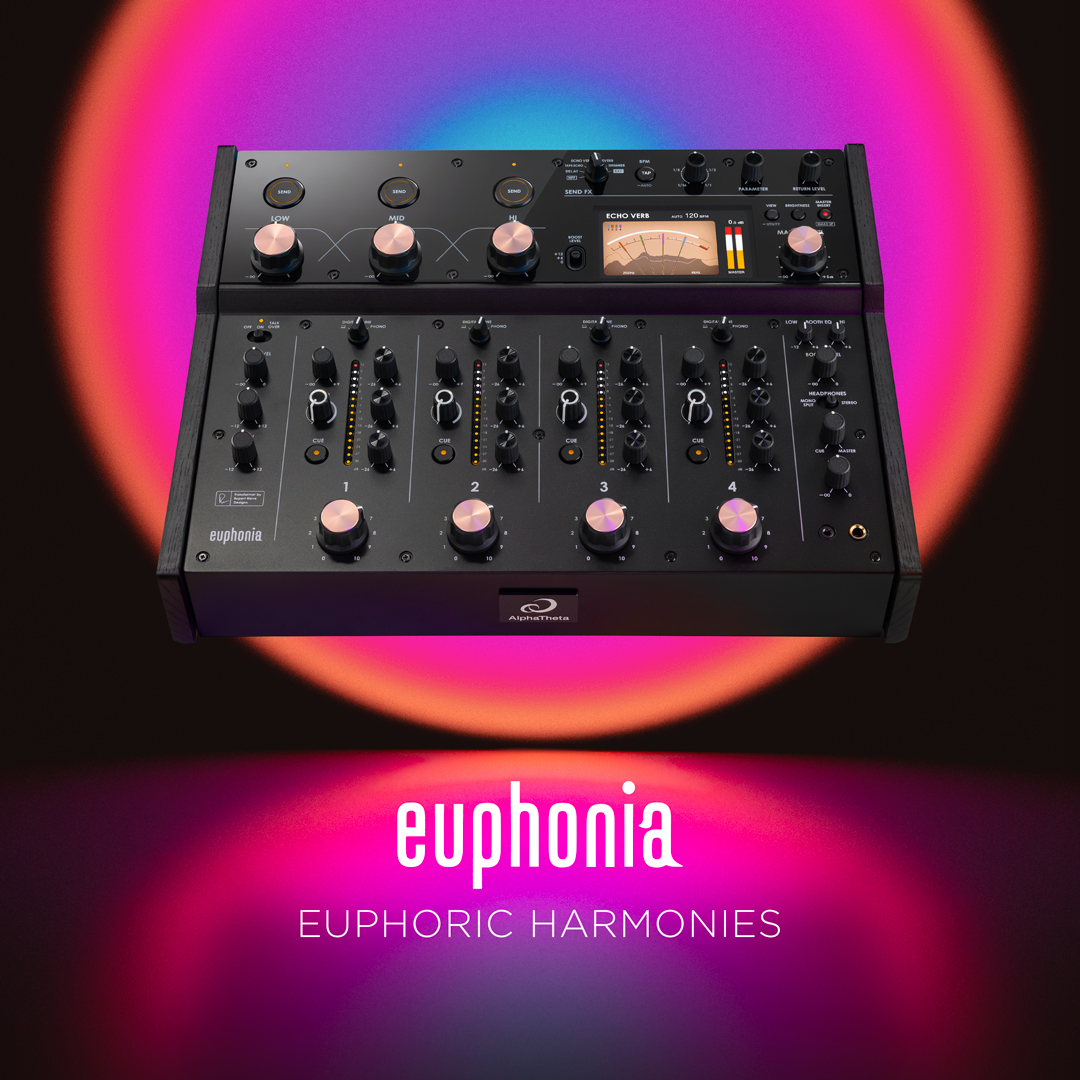 PioneerDJglobal's tweet image. The all-new 4-channel euphonia mixer creates an amazingly natural and smooth mixing experience thanks to the Rupert Neve Designs transformer, uniquely developed rotary faders, and innovative sonic features.

Discover more: bit.ly/3IyjveB