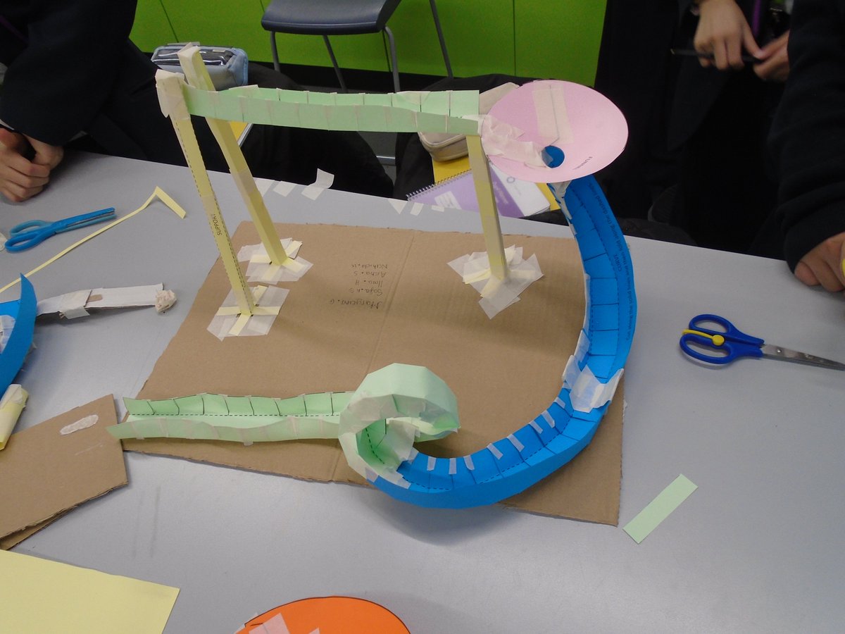 Year 7 had a great time today as they built rollercoasters for #BSW24, with students learning about the mechanics of engineering and understanding the workings of an engineer in real life #STEM