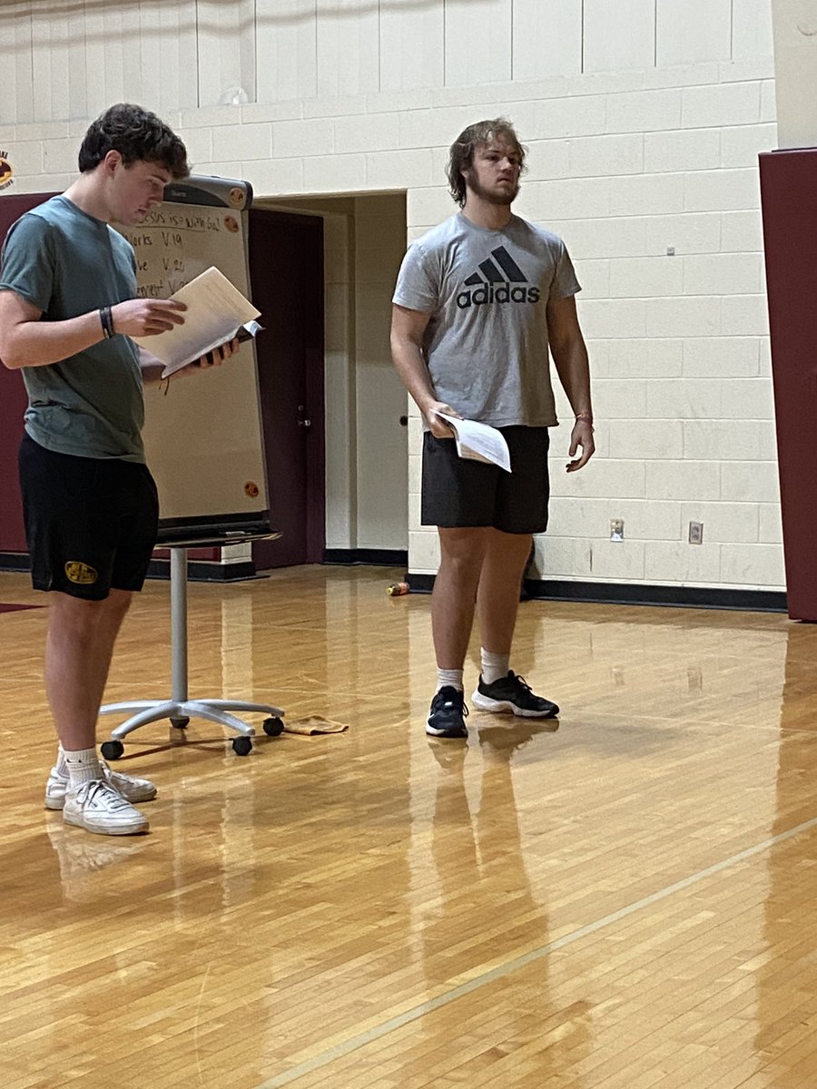 What is great about our FCA chapter is that it is student led. Liam Graney, left, and Max Riley did a fantastic job this morning. @MMay_ALHS <a href="/AvonLakeSports/">Avon Lake Athletics</a> <a href="/AvonLakeSchools/">Avon Lake Schools</a> <a href="/ALCurriculum/">Avon Lake Schools Assistant Superintendent</a> <a href="/AvonLake_HS/">Avon Lake HighSchool</a> <a href="/AvonLakeFCA/">Avon Lake FCA</a> <a href="/ALCSsuper/">ALCSsuper</a>
