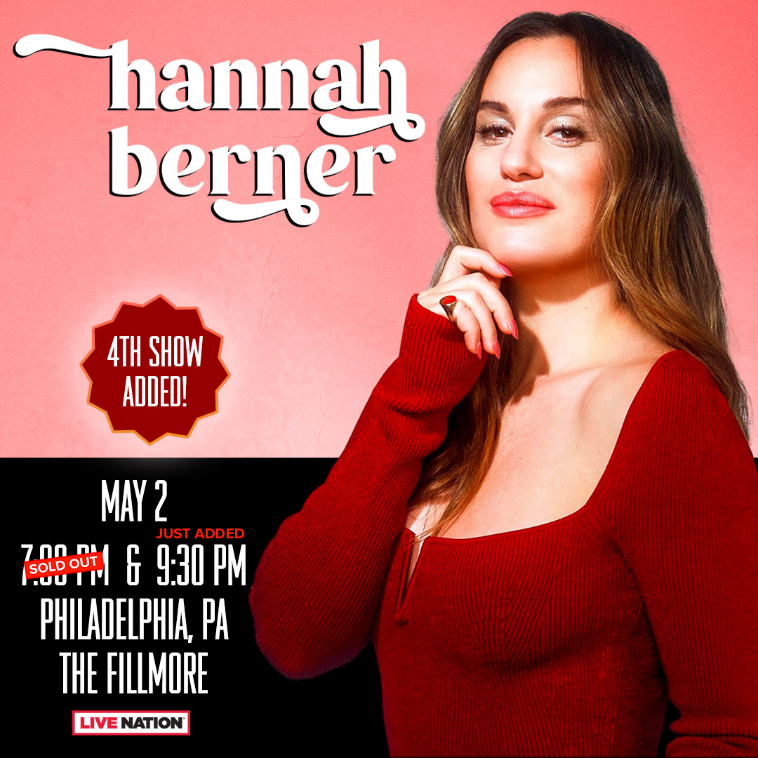 DUE TO OVERWHELMING DEMAND ON 3 SOLD OUT SHOWS, @beingbernz is adding a fourth show at The Fillmore Philly on May 2 at 9:30PM! Presale begins Thursday 3/14 at 12PM (code: KEY). Tickets on sale Friday 3/15 at 10AM. 🎫 livemu.sc/3TAaxUF