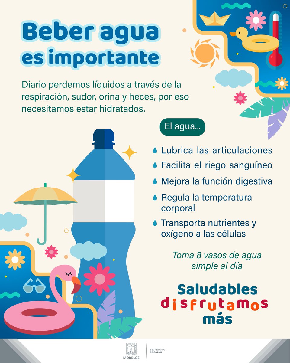 Golpe de calor 🥵¡Cuidado con el calor! Evita exponerte al sol ☀️ durante las horas de mayor temperatura🌡️ Para prevenir el #GolpeDeCalor sigue estas recomendaciones. Ante cualquier síntoma acude a tu unidad de salud🏥 más cercana.