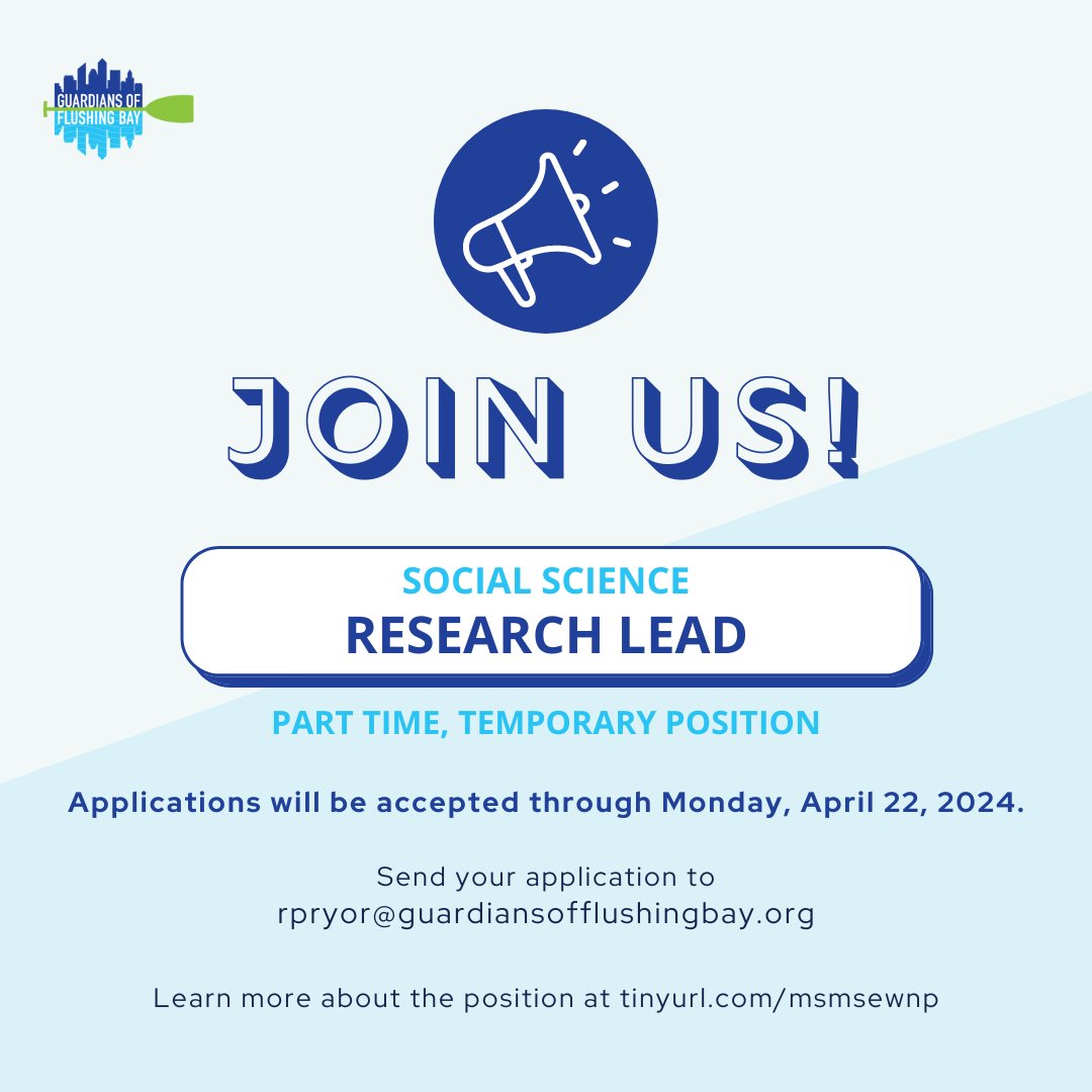 📣 Join our team at GoFB! 📣 We’re looking for a Social Science Research Lead! For more info on the position description or how to apply, visit tinyurl.com/msmsewnp. Feel free to share with your networks! We are accepting applications through Monday, April 22nd.