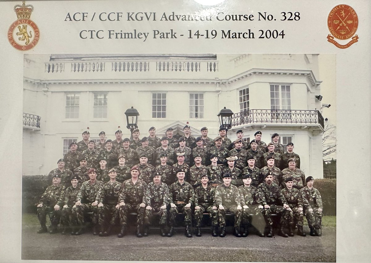 Great to attend the ACF AGM last weekend. Also great to have Regional RSMIs attending with an equal voice 👍🏻🫡 Also amazing to meet up with Col Del Tucker, Comdt W&WM ACF, my former ADS at CTC in 2000 & 2004 when he was an inspirational RSMI. Can you spot us?! @ArmyCadetsUK