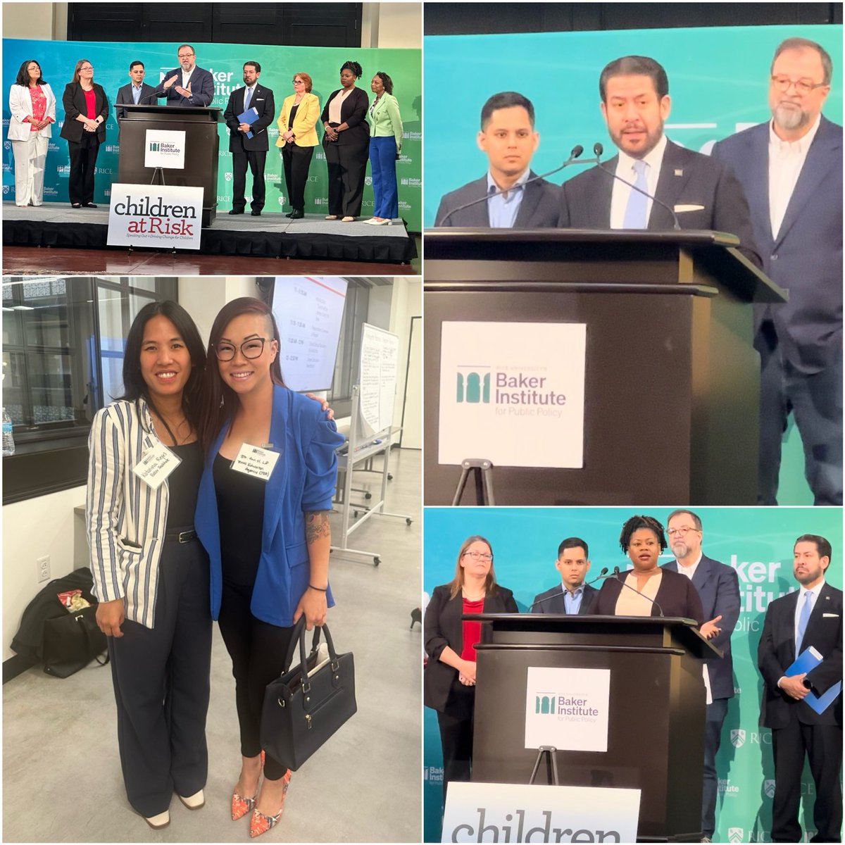 Latino Children’s Health in Harris County Precinct 2 Press Conference w/Commissioner Adrian Garcia, Drs. Sanborn & McKay. Excited about the #Latino Health Initiative Report (childrenatrisk.org/wp-content/upl…) Thank you @BakerInstitute & @ChildrenAtRisk for the closed invitational luncheon