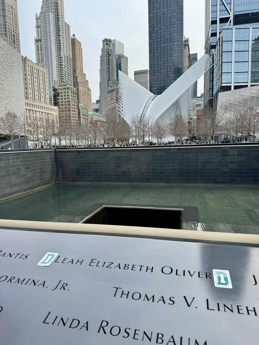 One of the themes of Foer’s novel is the idea that all of us are connected in more ways than we think, especially in the face of grief &amp; the endless battle to overcome it. We brought that theme to life as we honored our connection to that day, DHS grad Leah Oliver.