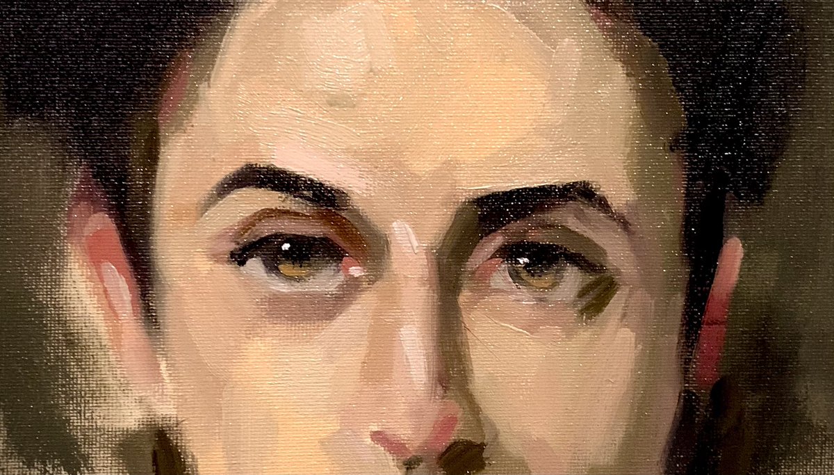 suffolkpainter's tweet photo. Practicing a transcription of a John Singer Sargent. 1.45 hours. for talk and demonstration of his palette at #aldeburgh library. Lady Agnew of Lochnaw #paintinglessons #artlessons #aldeburghlibrary #artwork #johnsivnersargent #portraiture #portraits @sargentart https://t.co/CREZiSQNmx