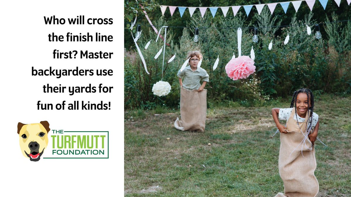 Who will cross the finish line first? Master backyarders use their yards for fun of all kinds! #backyarding