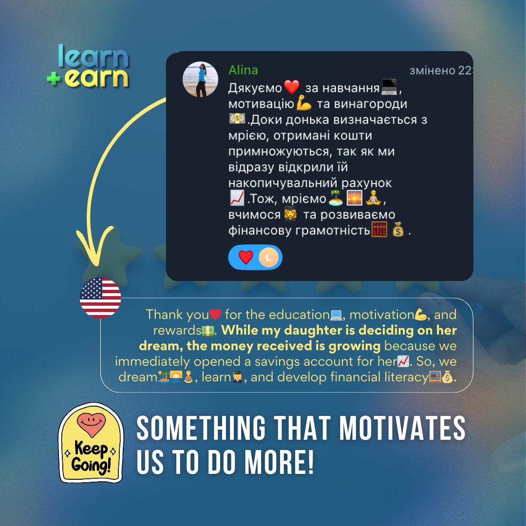 🌈💖 Overwhelmed by thanks from 🇺🇦 kids' parents for our program! 

Seeing kids chase their dreams with us 🌟🚀 fills us with joy and drives us forward. 

Let’s dream big, together! ✨💪 #DreamBig #LearnandEarn