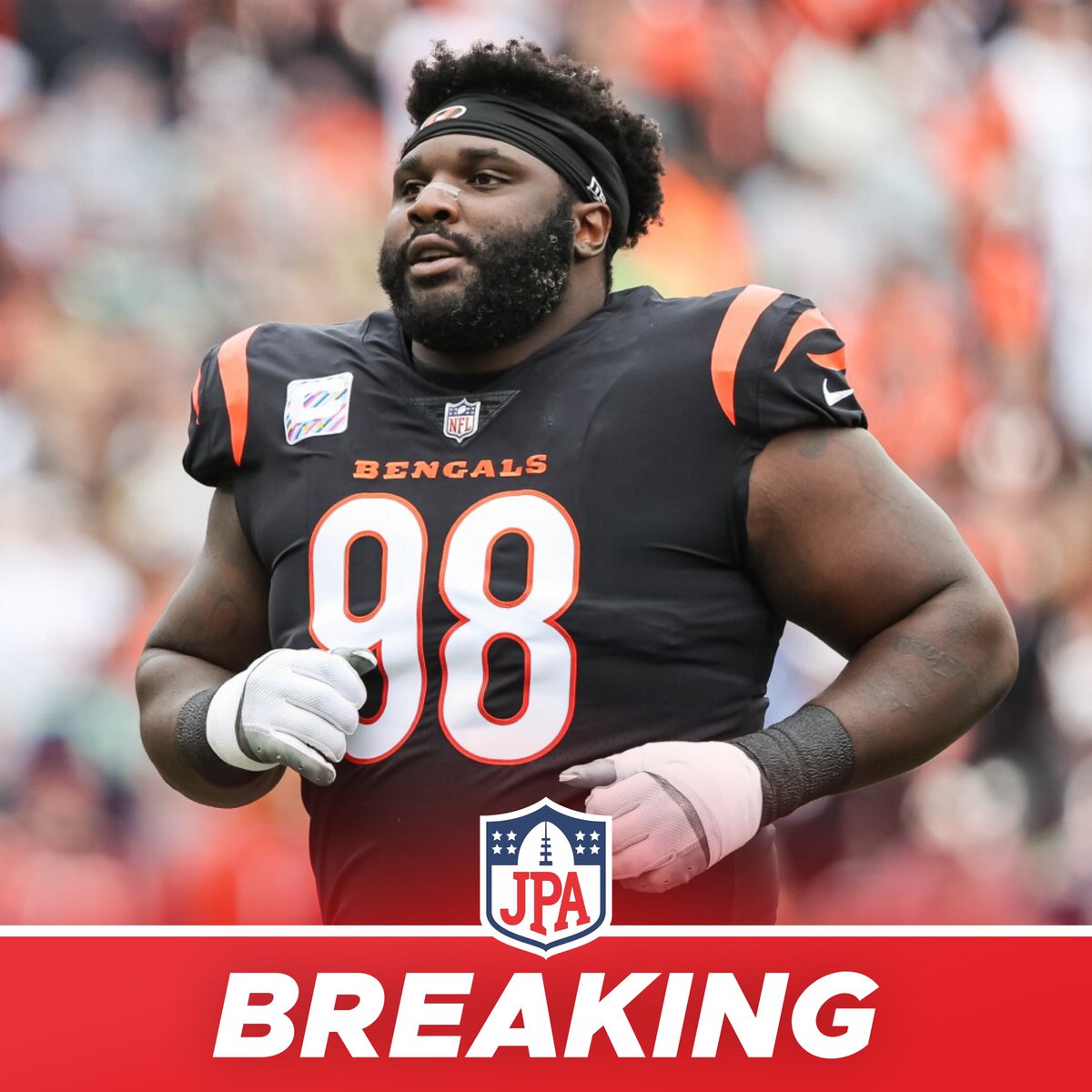 jasrifootball's tweet photo. BREAKING: #Lions are signing free agent DT DJ Reader to a two year deal worth up to $27.5M, per @Schultz_Report https://t.co/0lTeCX3nZe