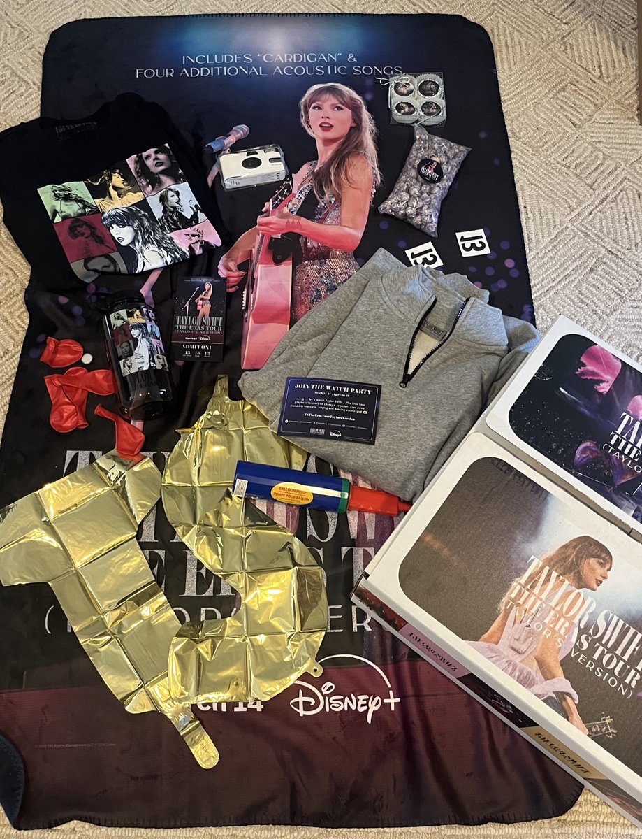 swiftieboston's tweet image. SO UM HEHE 😱
Thank you to @DisneyPlus and @taylornation13!!! STREAM #TSTheErasTourTaylorsVersion on Disney Plus, out tonight!!!!!! 🫶